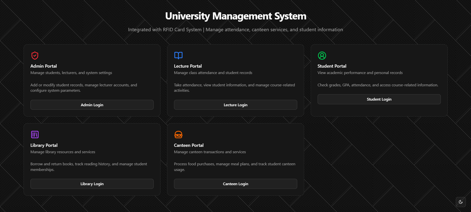 University RFID Management System
